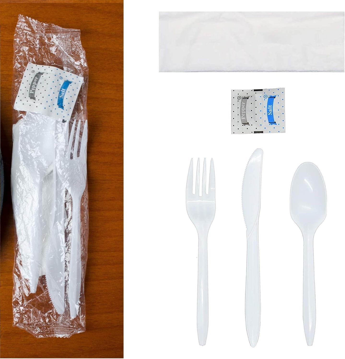 6pc Plastic Cutlery medium