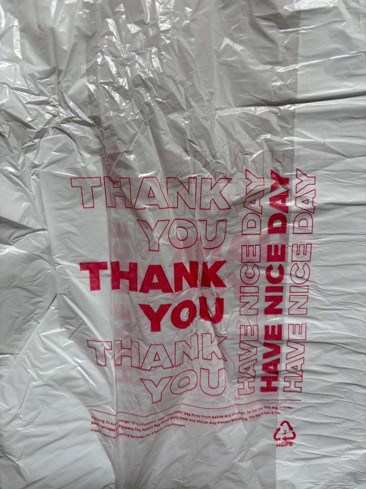 Thank you bags