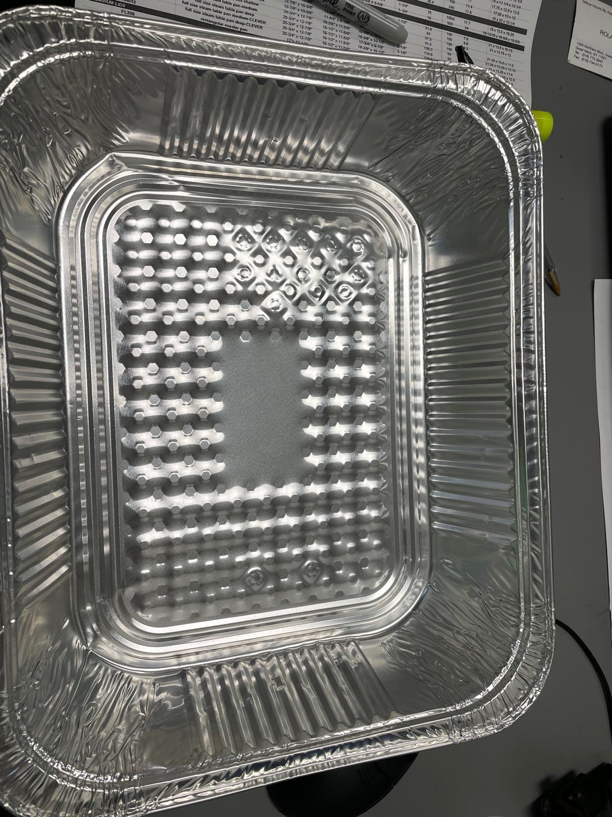Aluminum half pan deep - Heavy duty