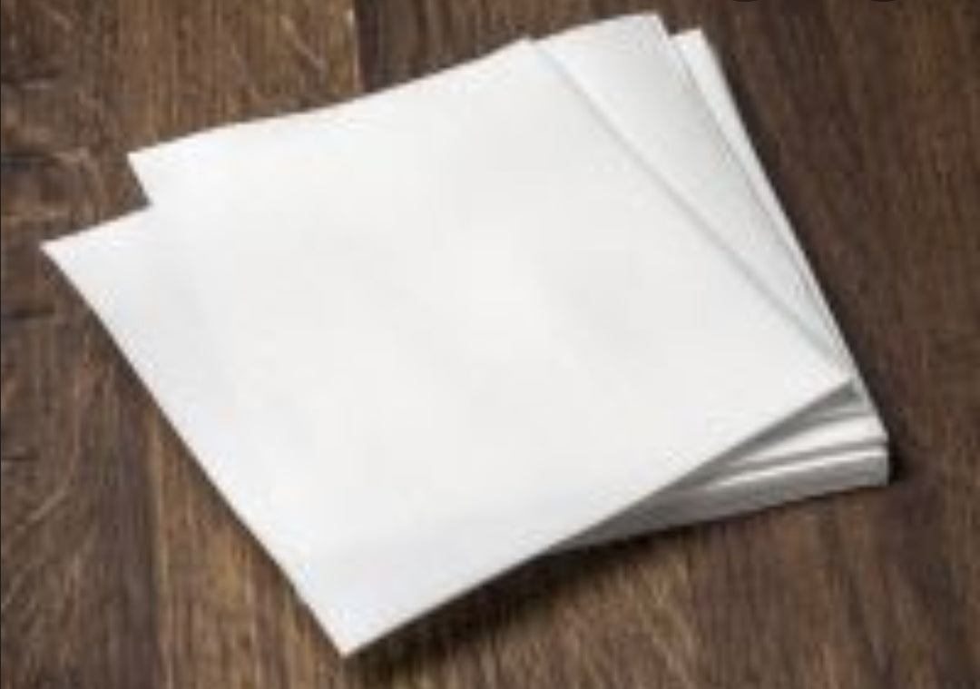10x10 countertop white napkins
