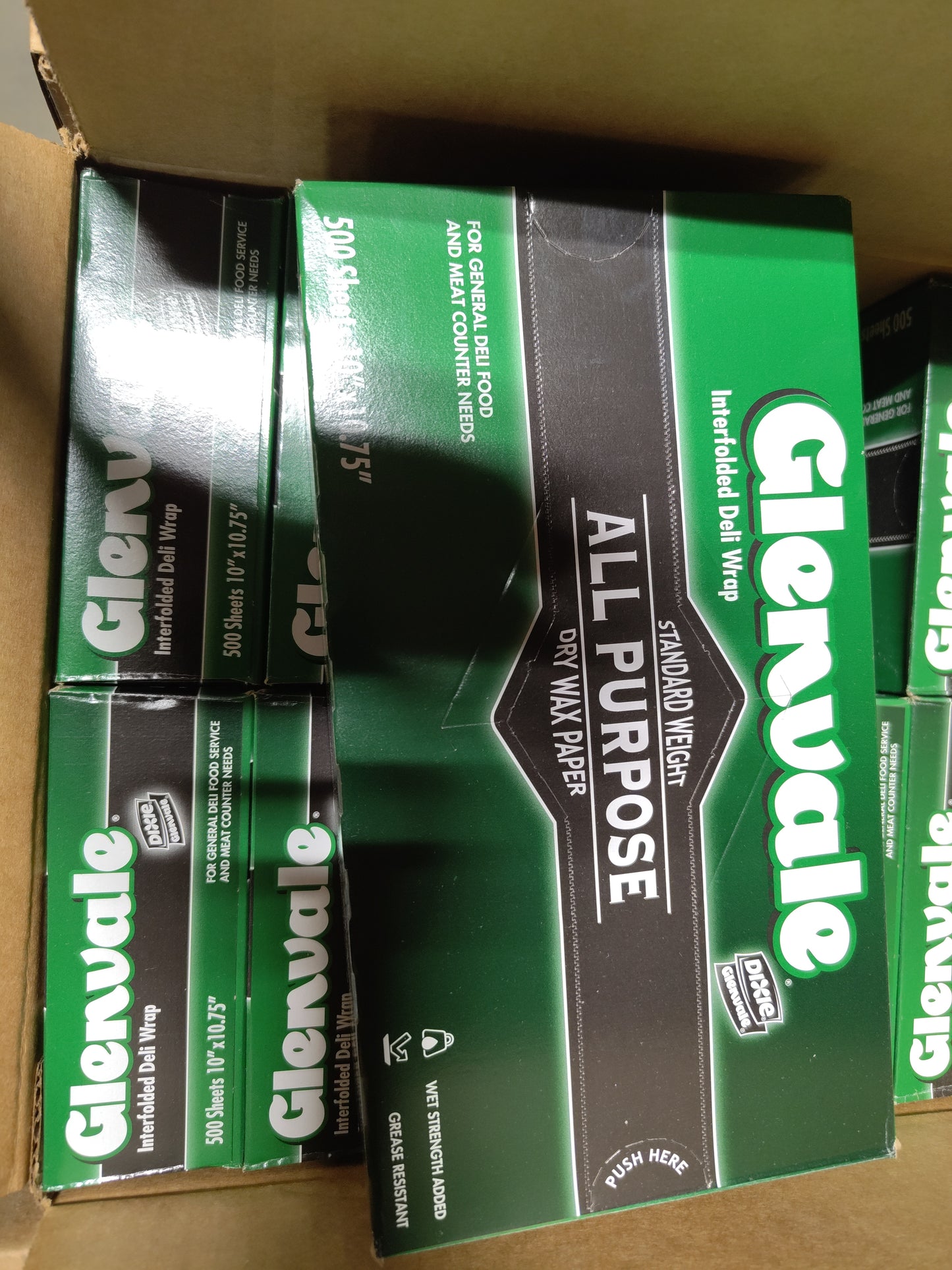 Wax paper single sheets
