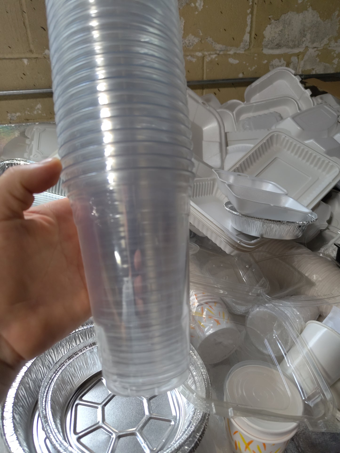 12, 16, 20oz Cold clear cups