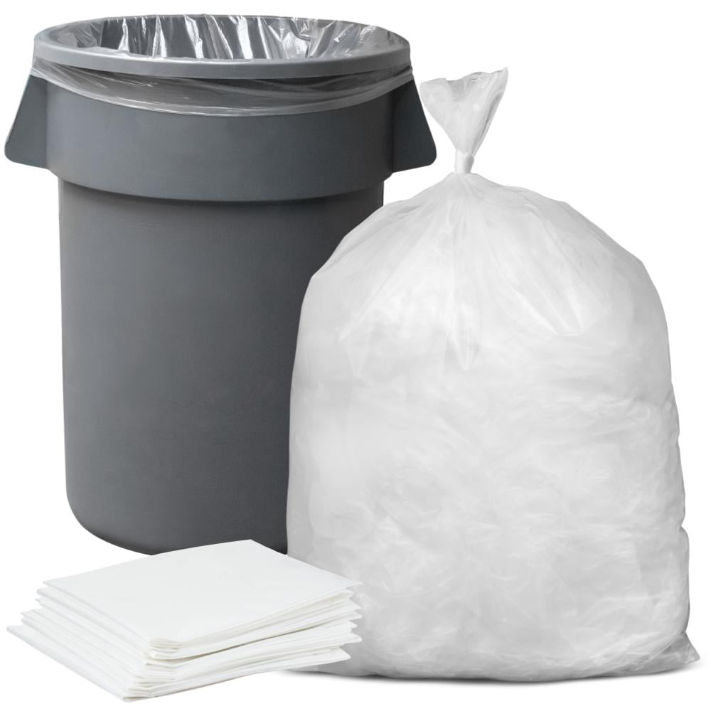 trash bag clear 55-60  gallon