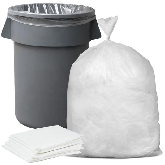 trash bag clear 55-60  gallon