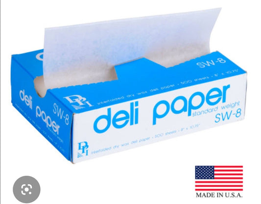 Wax paper single sheets