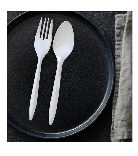 Heavy Weight Plastic Fork, Knife, or Teaspoons