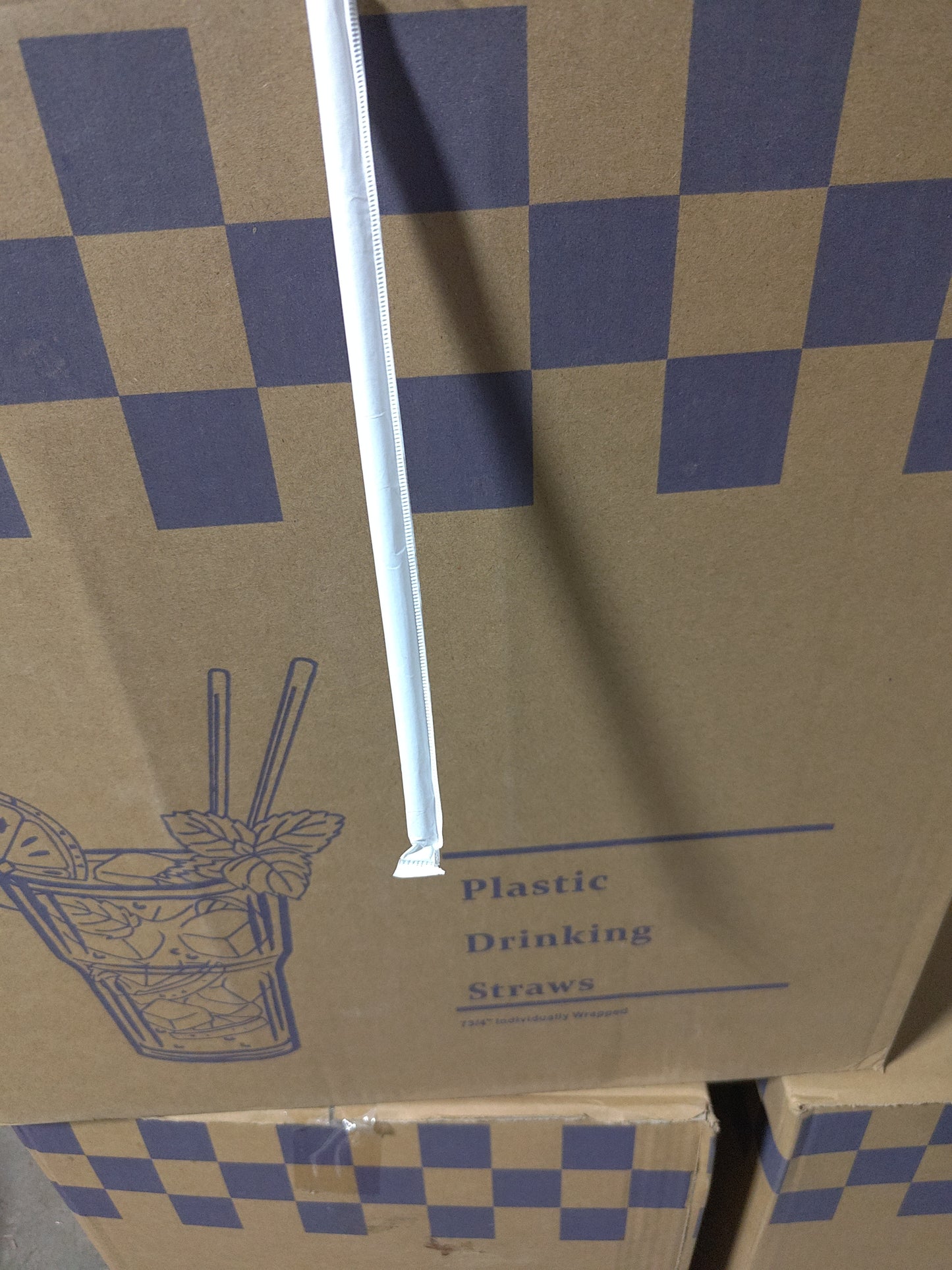 Individually wrapped straws