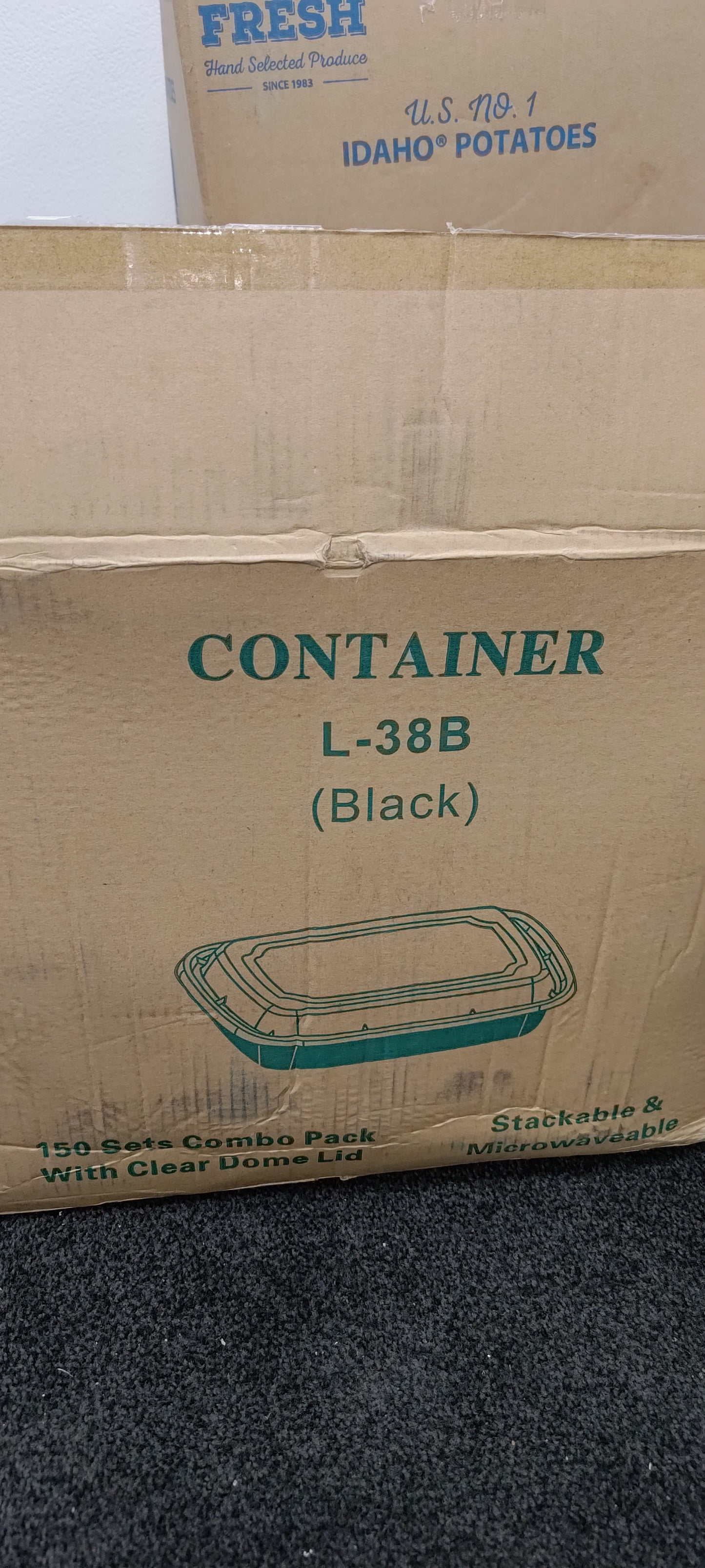 Microwavable food prep containers