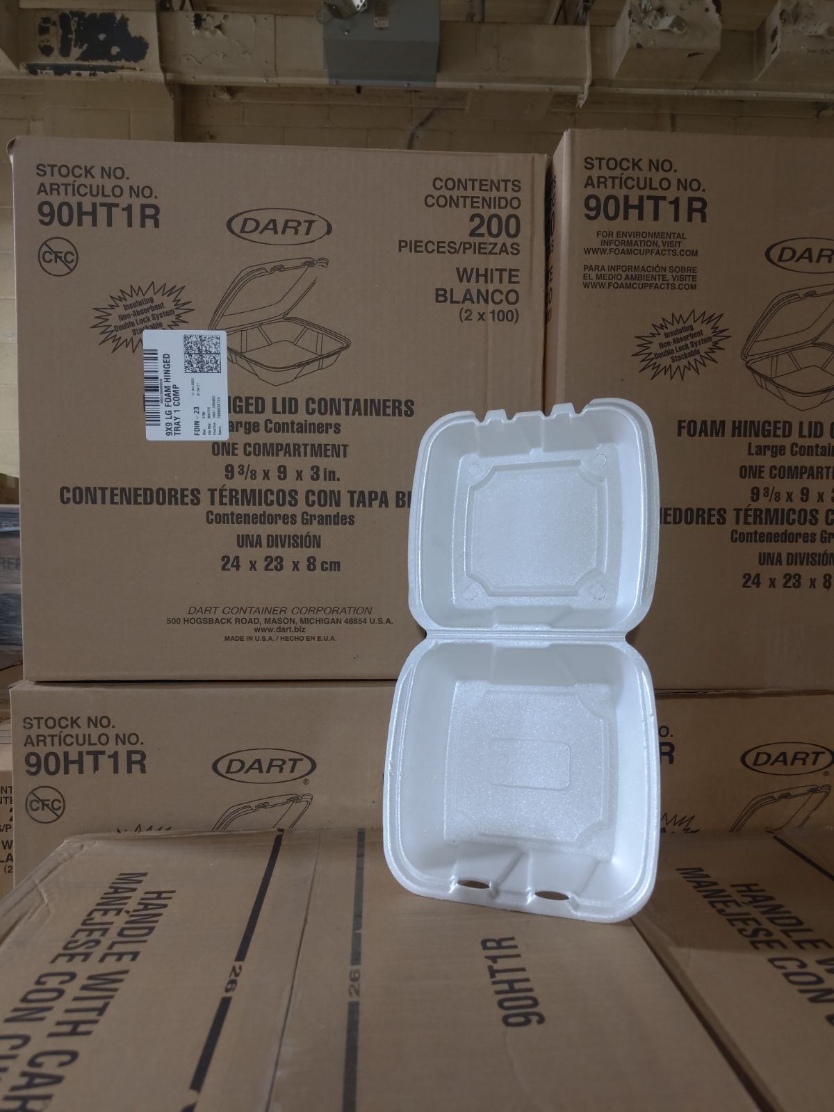 Foam Hinge containers