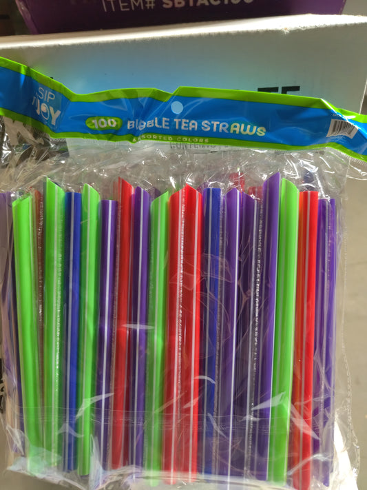 Bubble tea straws 8"