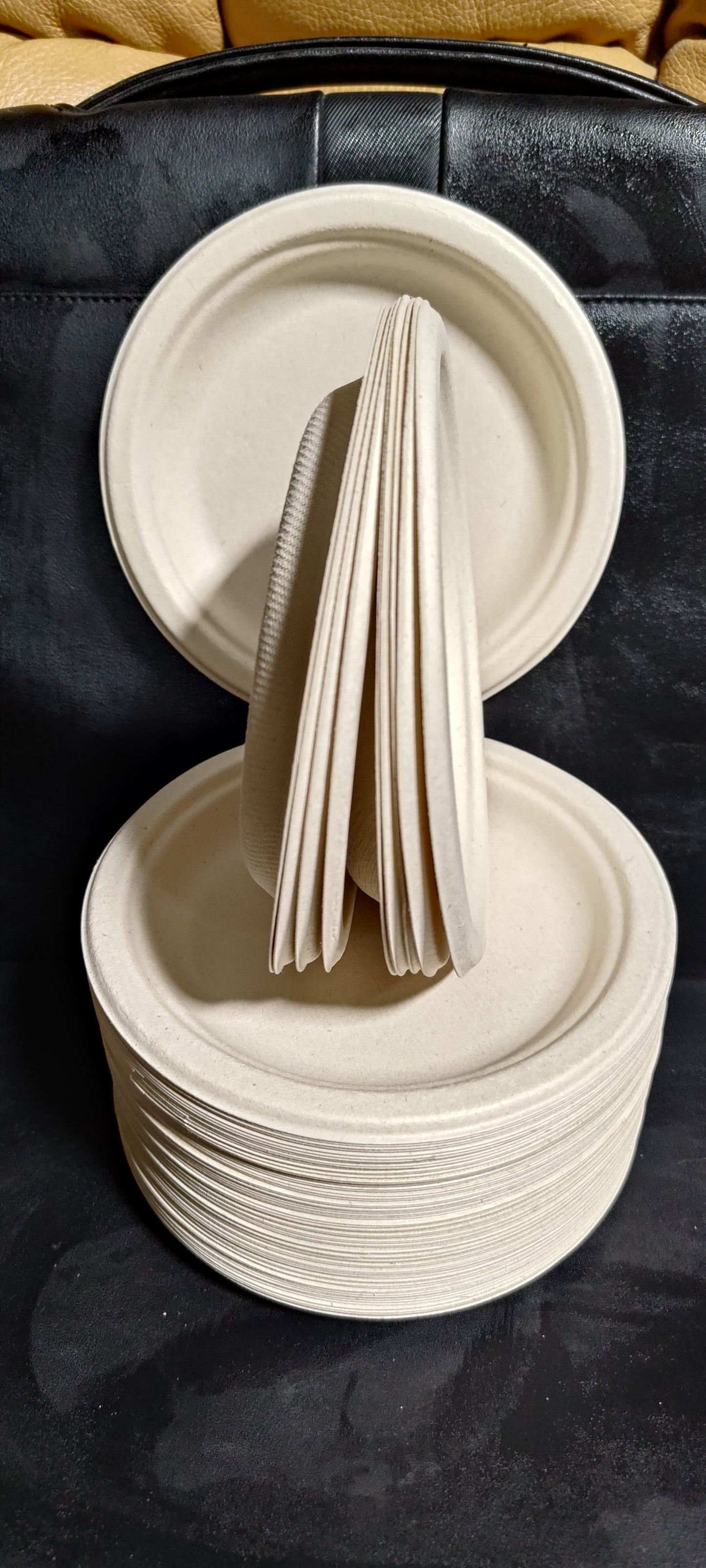 Round paper plates
