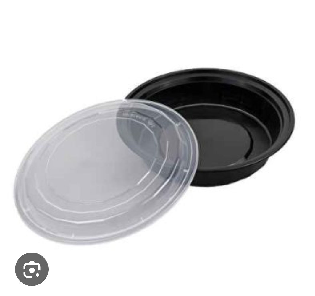 Microwavable food prep containers