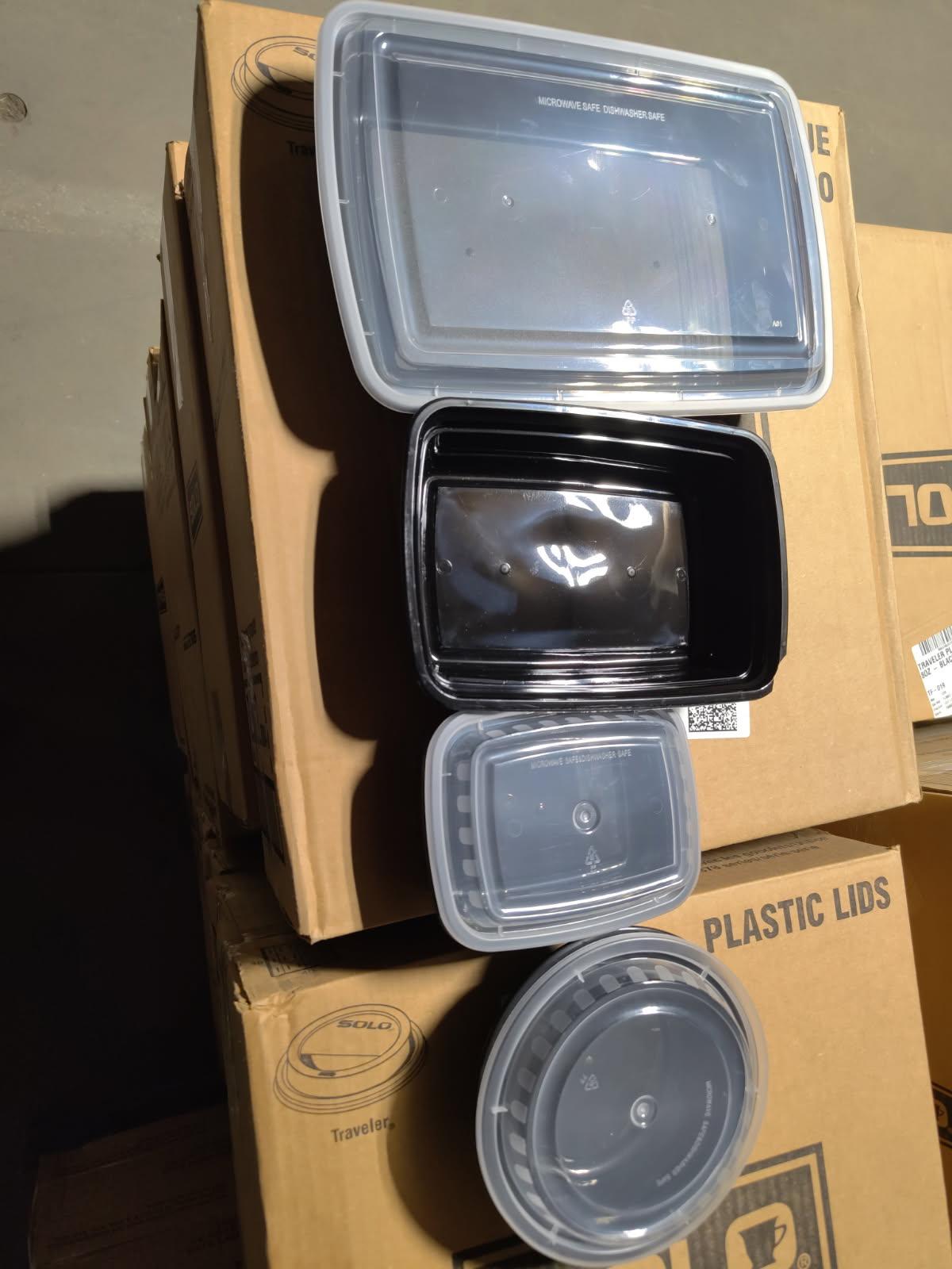 Microwavable food prep containers